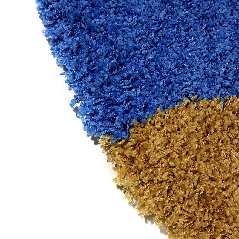 Пухнастий килим Plumis Lux BLUE 7368G