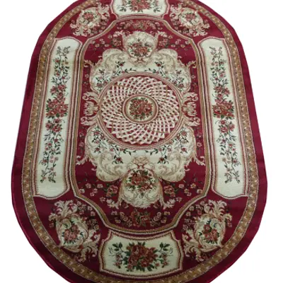 Килим фризе з невисоким ворсом Florea red червоний 531/110
