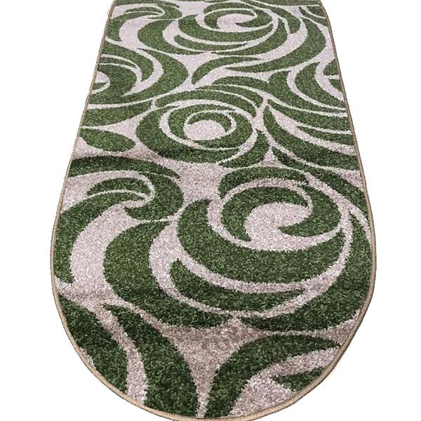 Килим фризе з невисоким ворсом Macio Green\Beige 02575A