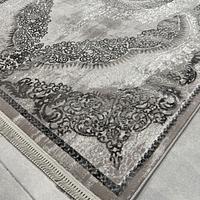 Килим з комбінованим ворсом и термоусадкой Glacia Gray 08352A