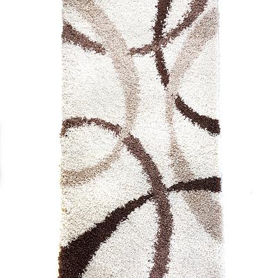 Пухнастий килим Plumis Lux cream 7368A