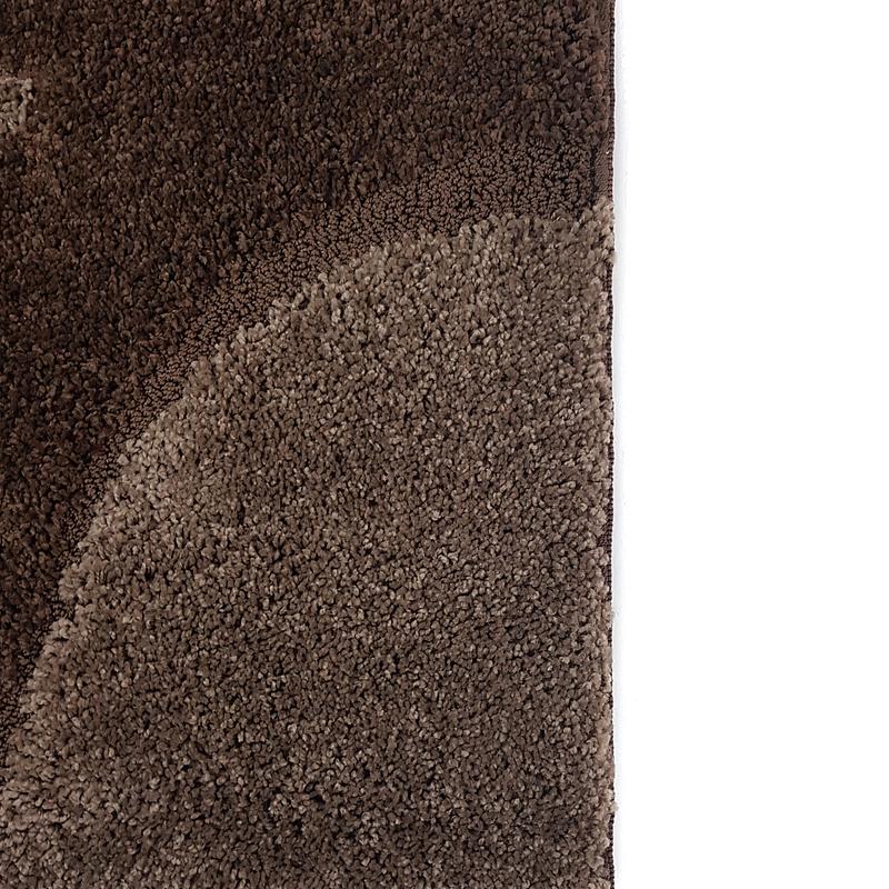 Пухнастий килим Vortax Plush Loop DARK BROWN 7641A