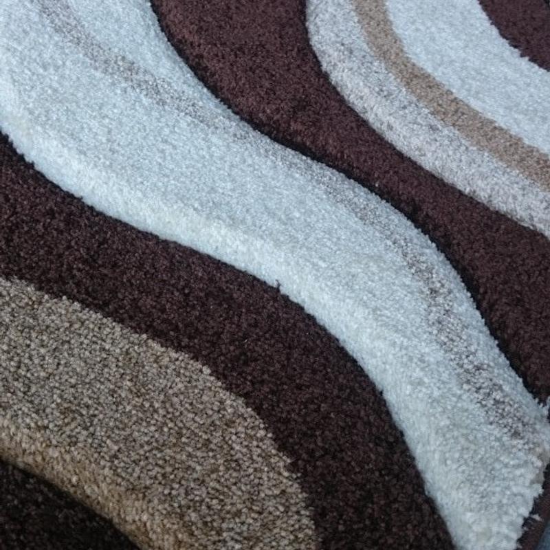 Килим з художньою стрижкою Tropica WHITE 8562А