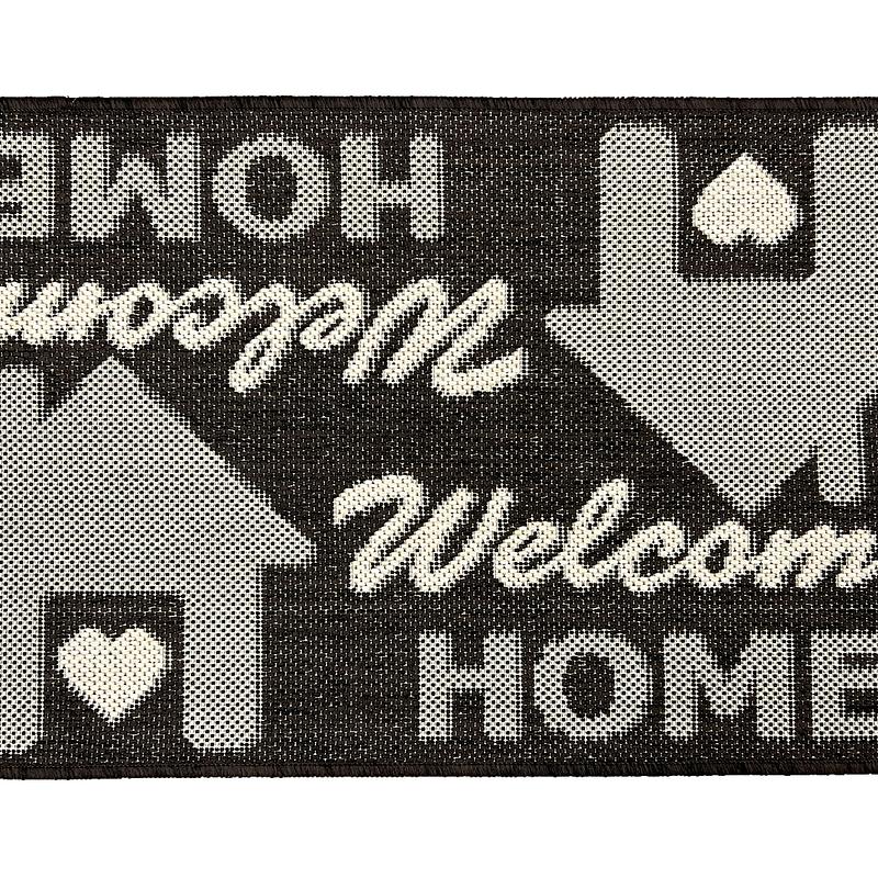 Безворсовий придверний килимок на гумовій основі Versa Коричневий 19504/91