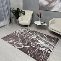 Килим з невисоким ворсом Vortex Коричневий 4640A A.KAHVE / KAHVE