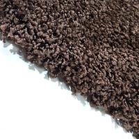Пухнастий килим Plumis Lux DARK BROWN 6365A