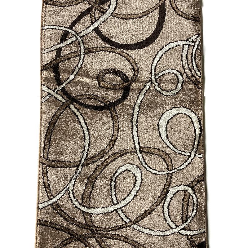 Килим фризе з невисоким ворсом Macio бежевий Beige 02793A