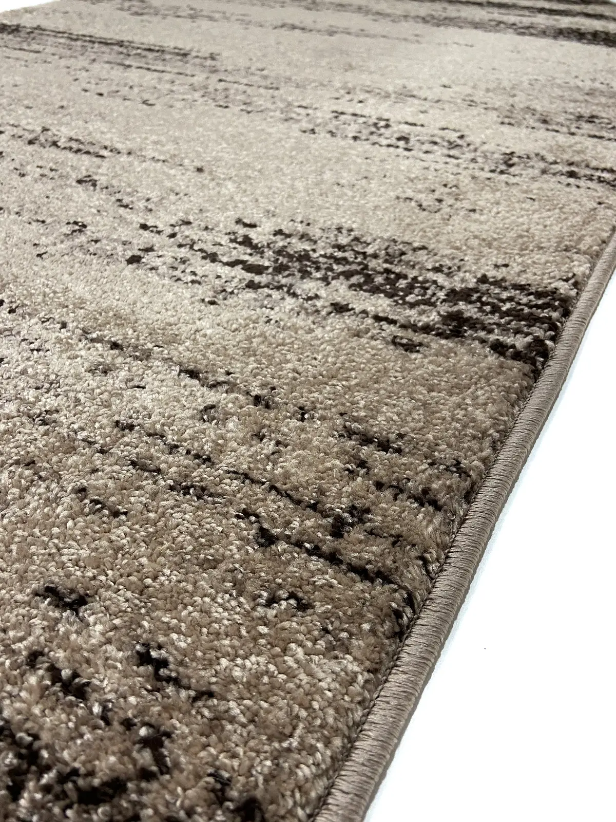 Килим фризе з невисоким ворсом Macio Beige 02576A