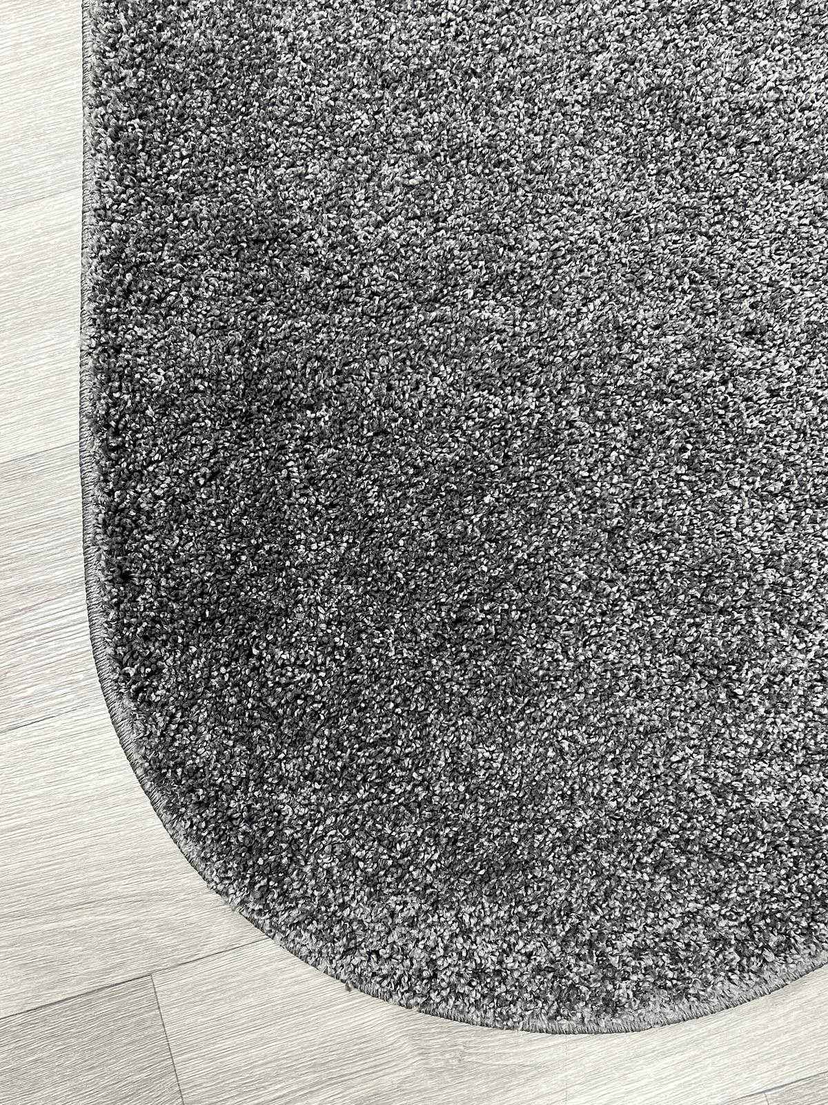 Пухнастий килим Plumeria dark gray 12500/60