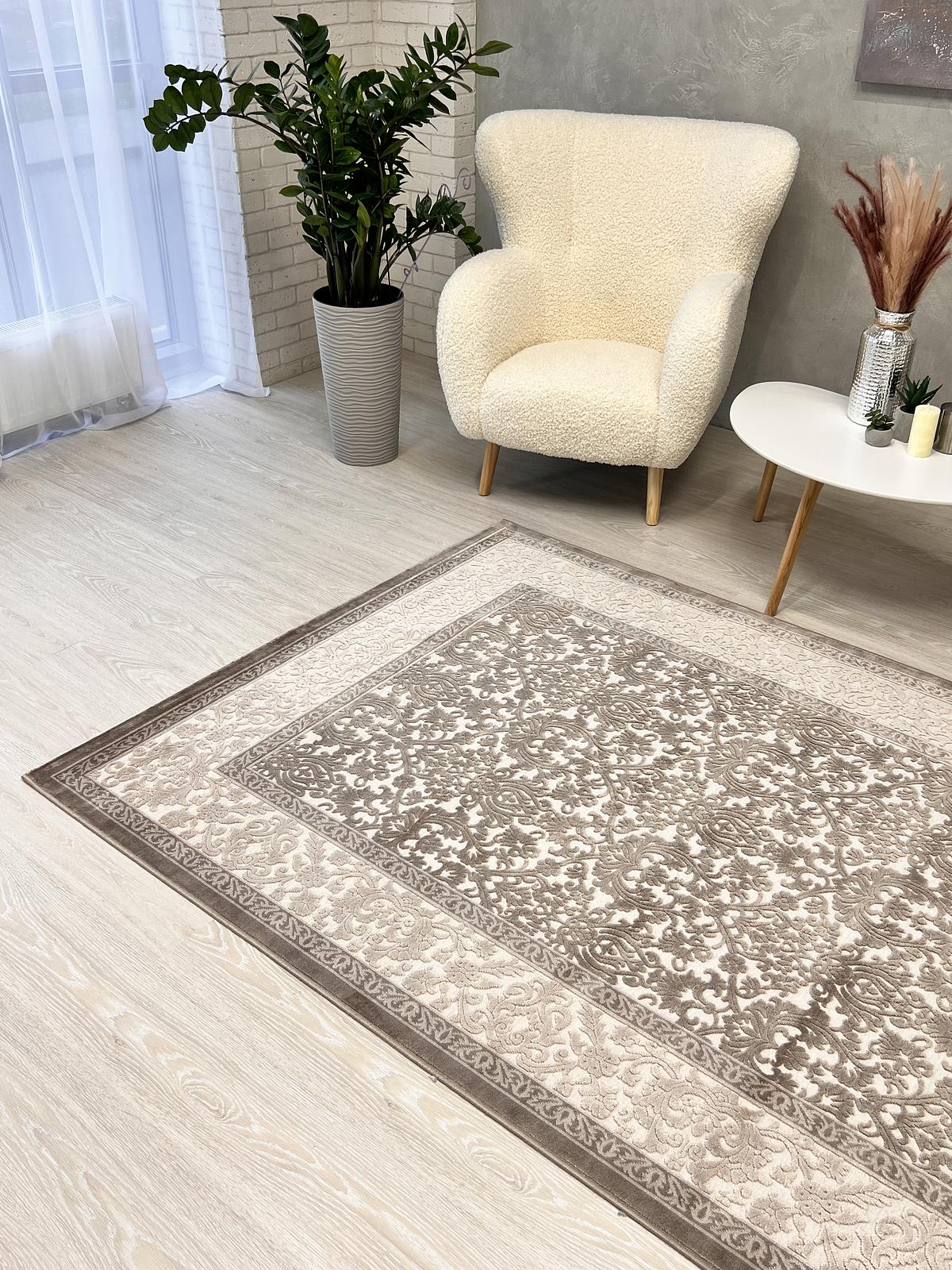 Натуральний Килим Velura Sound L198B WHITE