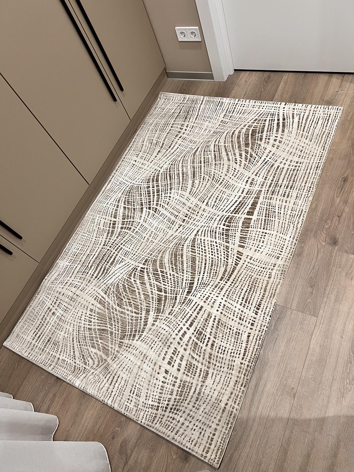 Килим із сучасним дизайном Solano beige / BROWN 8544A