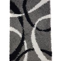 Пухнастий килим Plumis Lux Gray 7368A