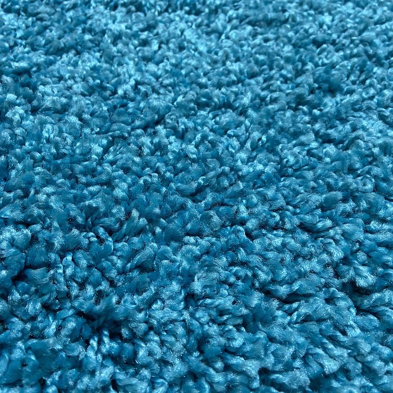 Пухнастий килим Plumis Lux BLUE 6365A