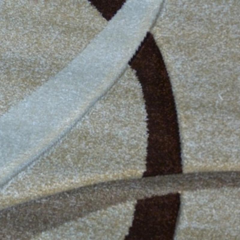 Килим з художньою стрижкою Curlex BEIGE 2632A