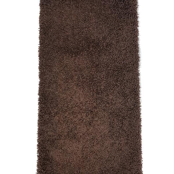 Пухнастий килим Plumis Lux DARK BROWN 6365A