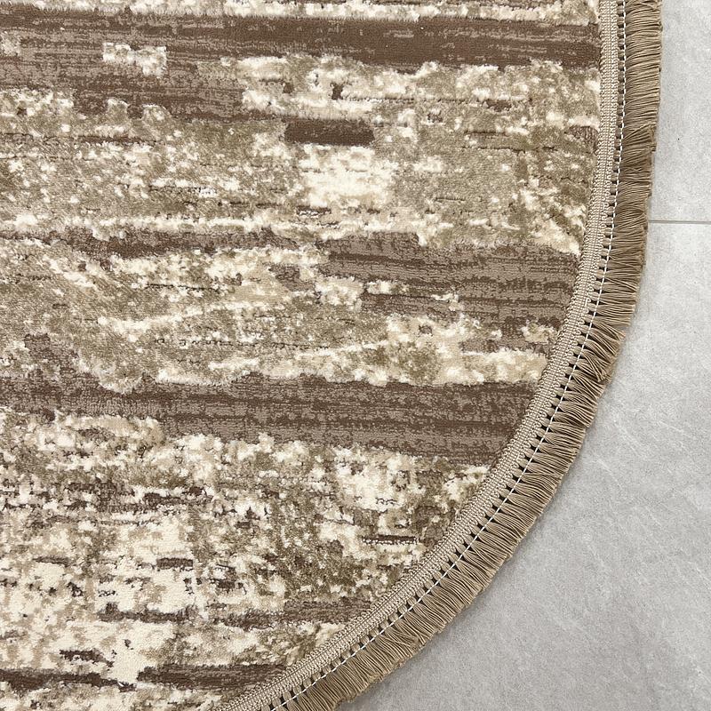 Килим з комбінованим ворсом и термоусадкой Glacia BEIGE 03648A