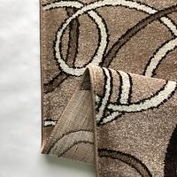 Килим фризе з невисоким ворсом Macio бежевий Beige 02793A