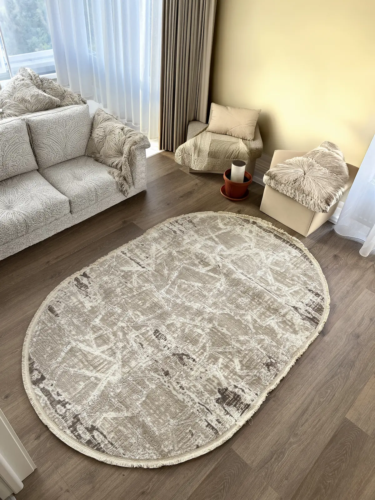 Килим з термоусадкою Aquila cream 2700B
