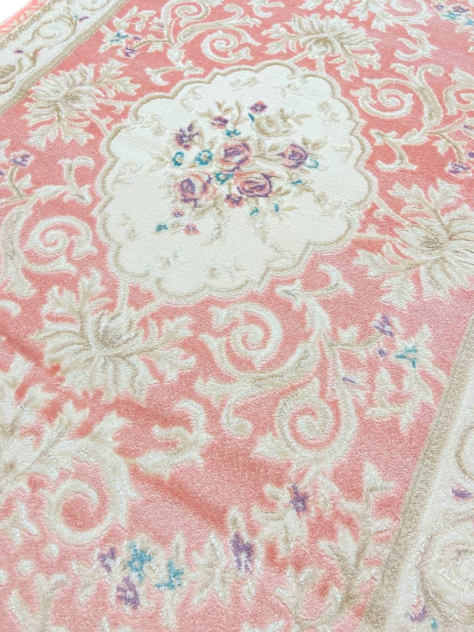 Класичний килим Flora PINK / PINK P659B
