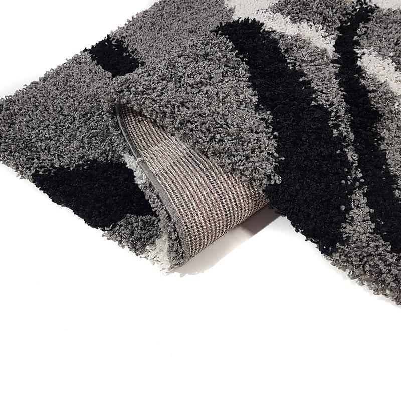 Пухнастий килим Plumis Lux Gray 7368A