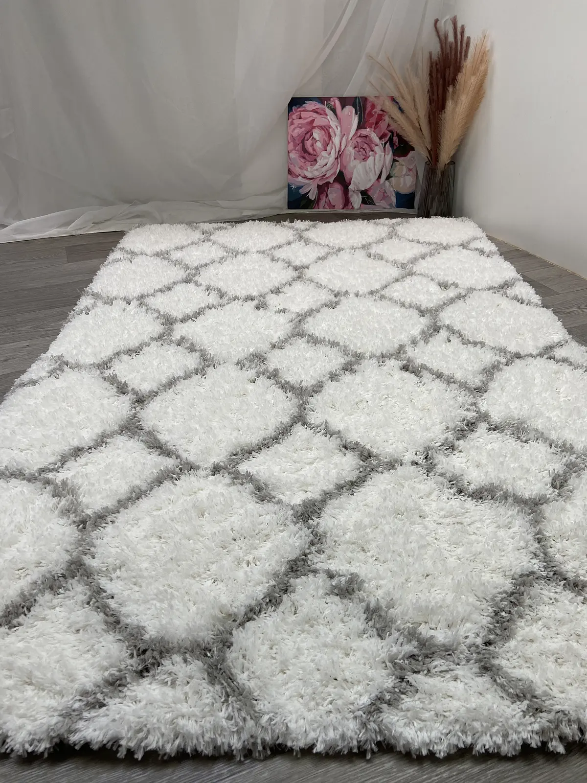 Пухнастий килим Quietis Cream P543A