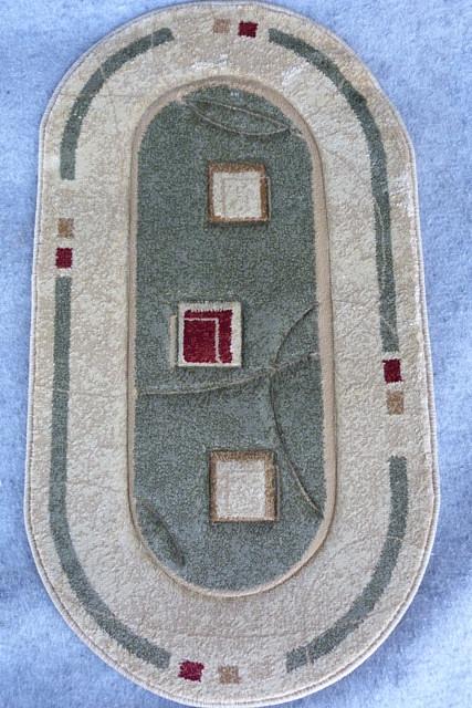 Килим високощільний з художественной стрижкой Elara 2х4 м. Cream 5789D