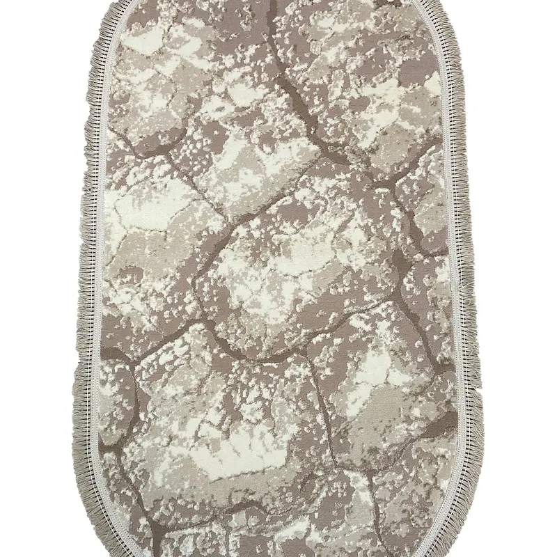 Килим з комбінованим ворсом и термоусадкой Glacia BEIGE 08148A