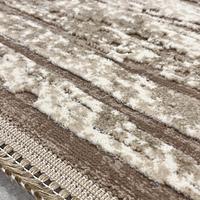Килим з комбінованим ворсом и термоусадкой Glacia beige 03648A