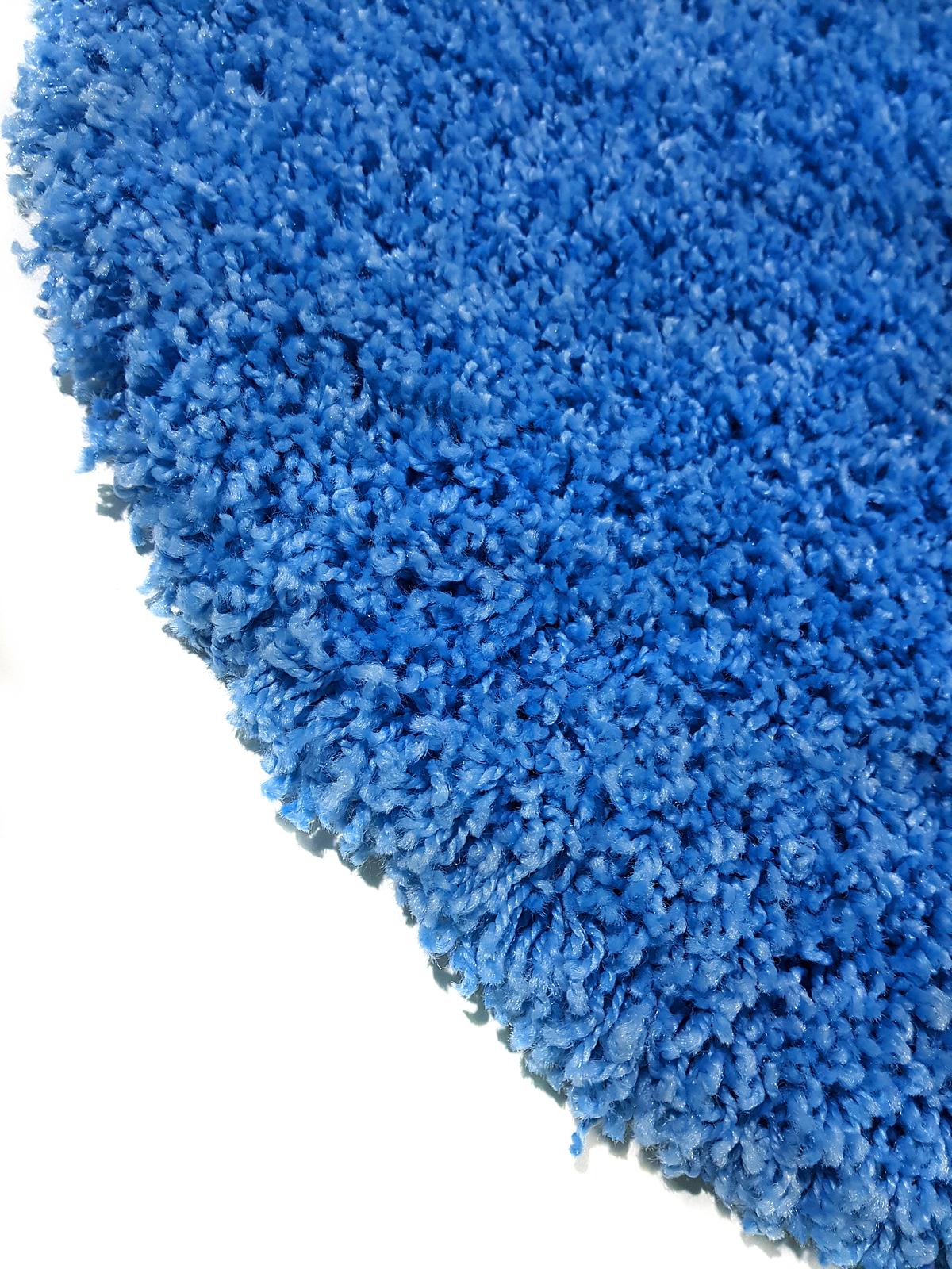 Пухнастий килим Plumis Lux BLUE 6365A
