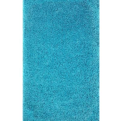 Пухнастий килим Plumis Lux голубой aqua 6365A