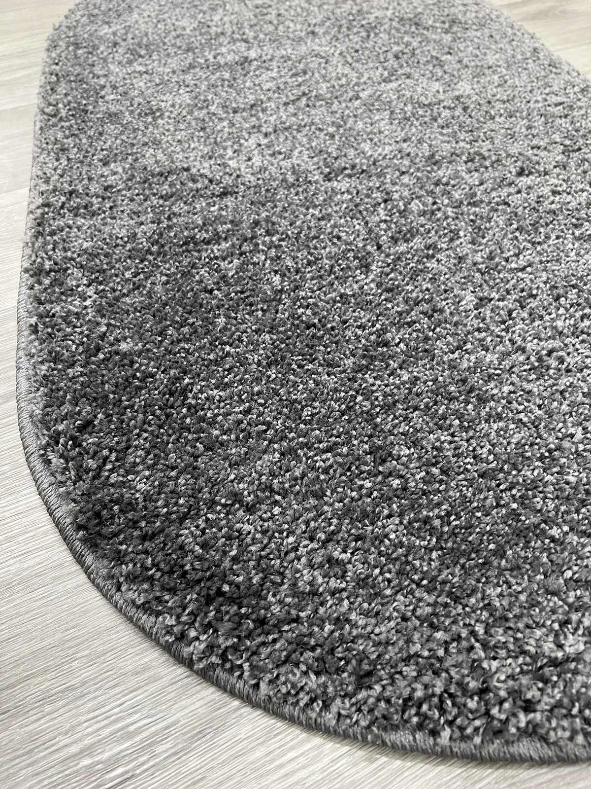 Пухнастий килим Plumeria dark gray 12500/60