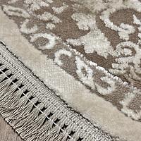 Килим з комбінованим ворсом и термоусадкой Glacia BEIGE 03977A