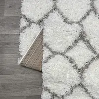 Пухнастий килим Quietis Cream P543A
