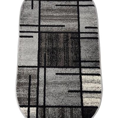 Килим фризе з невисоким ворсом Macio Gray 02239A