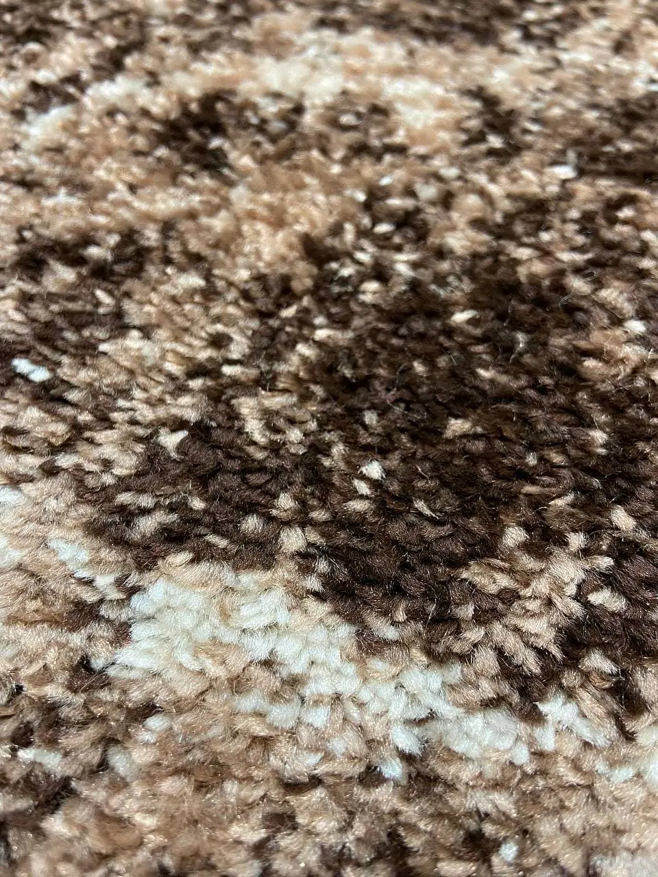 Килим фризе з невисоким ворсом Macio Beige 02624А