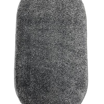 Пухнастий килим Plumeria dark gray 12500/60