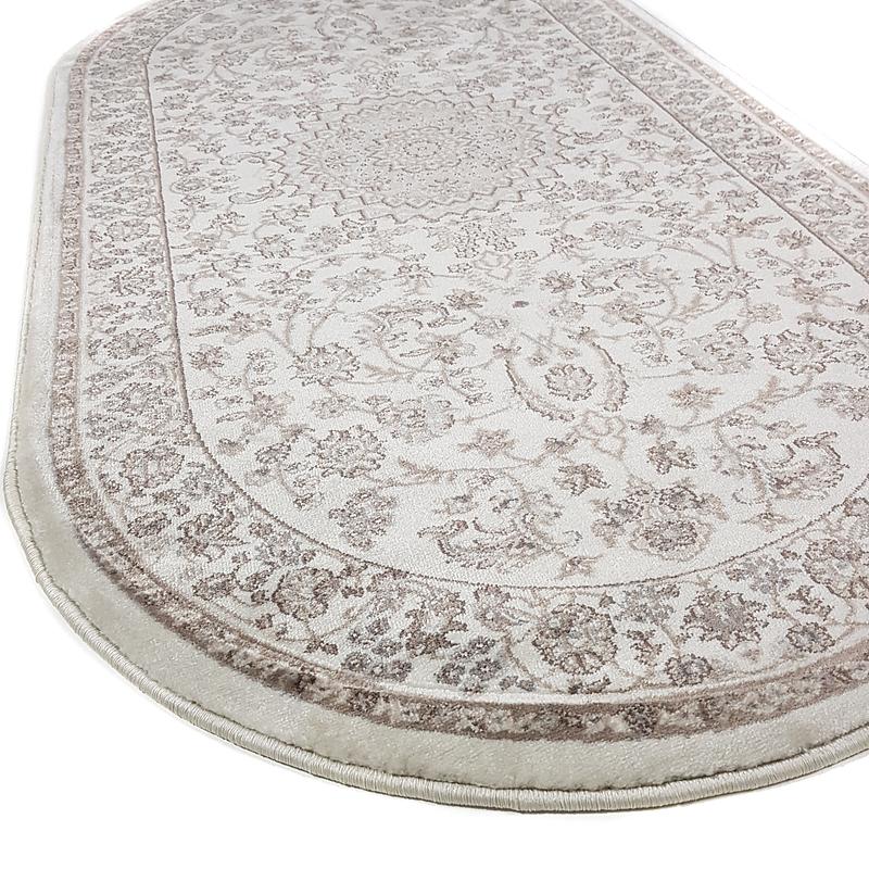 Класичний килим з поліестеру Argentum WHITE 4260D