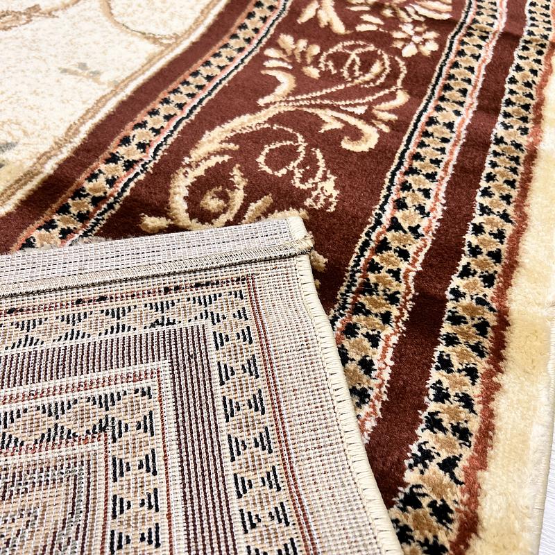 Килим хітсет з невисоким щільним ворсом Luxia Cream 0777E