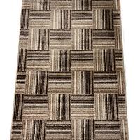 Килим фризе з невисоким ворсом в виде паркета Macio Beige 02596A