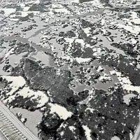 Килим з комбінованим ворсом и термоусадкой Glacia Gray 08148A