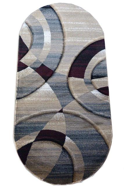 Килим з художньою стрижкою Curlex Pro DARK BEIGE 4332A