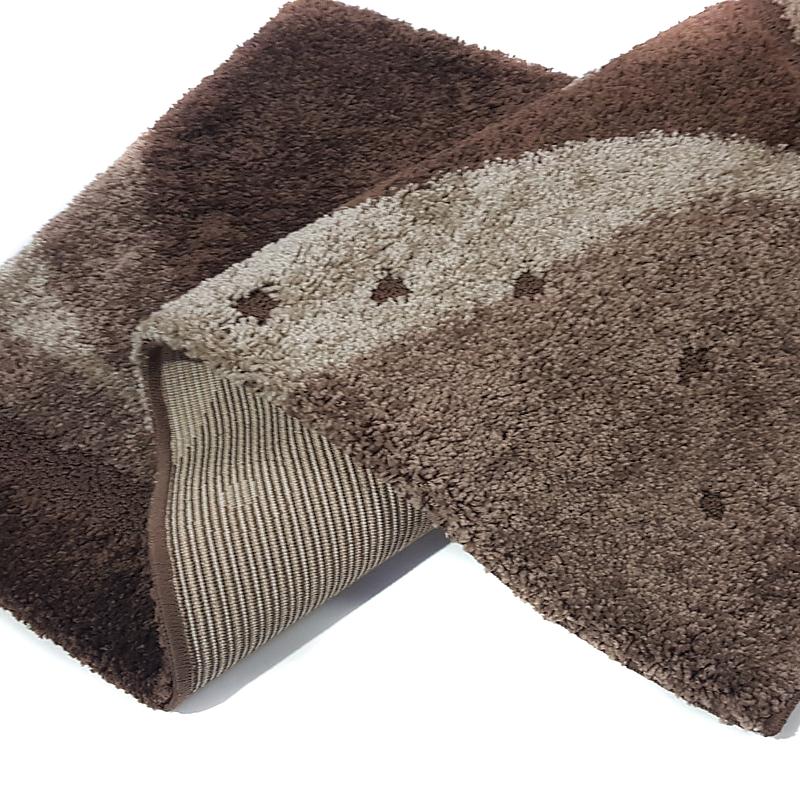 Пухнастий килим Vortax Plush Loop DARK BROWN 7641A
