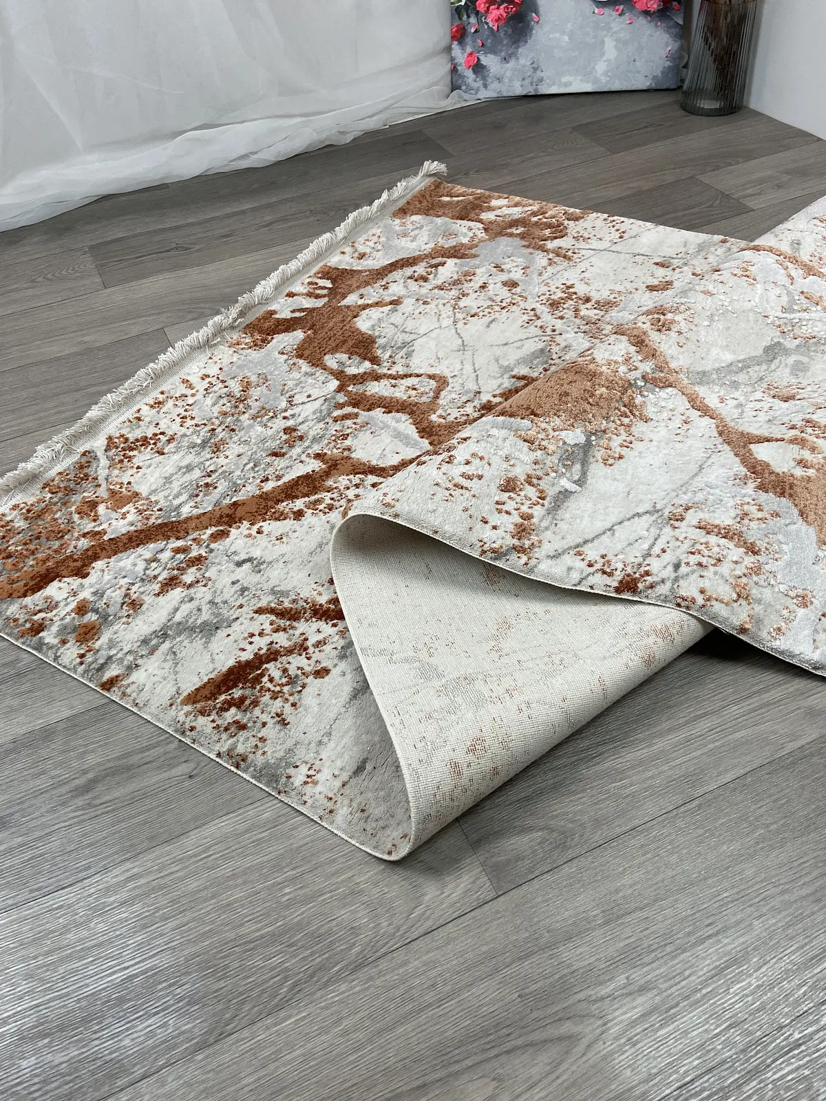 Сучасний килим Velura Art TERRA COKEN_A_GRI 2067