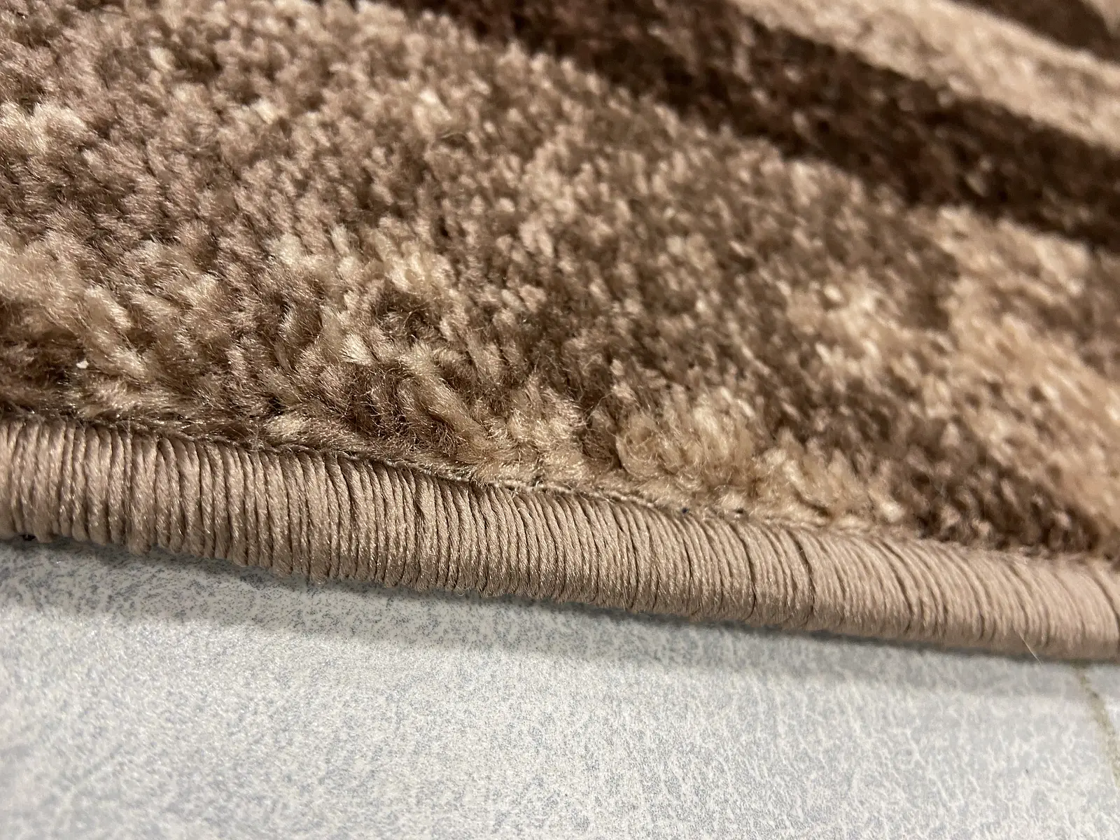 Килим фризе з невисоким ворсом Macio Beige 08559A