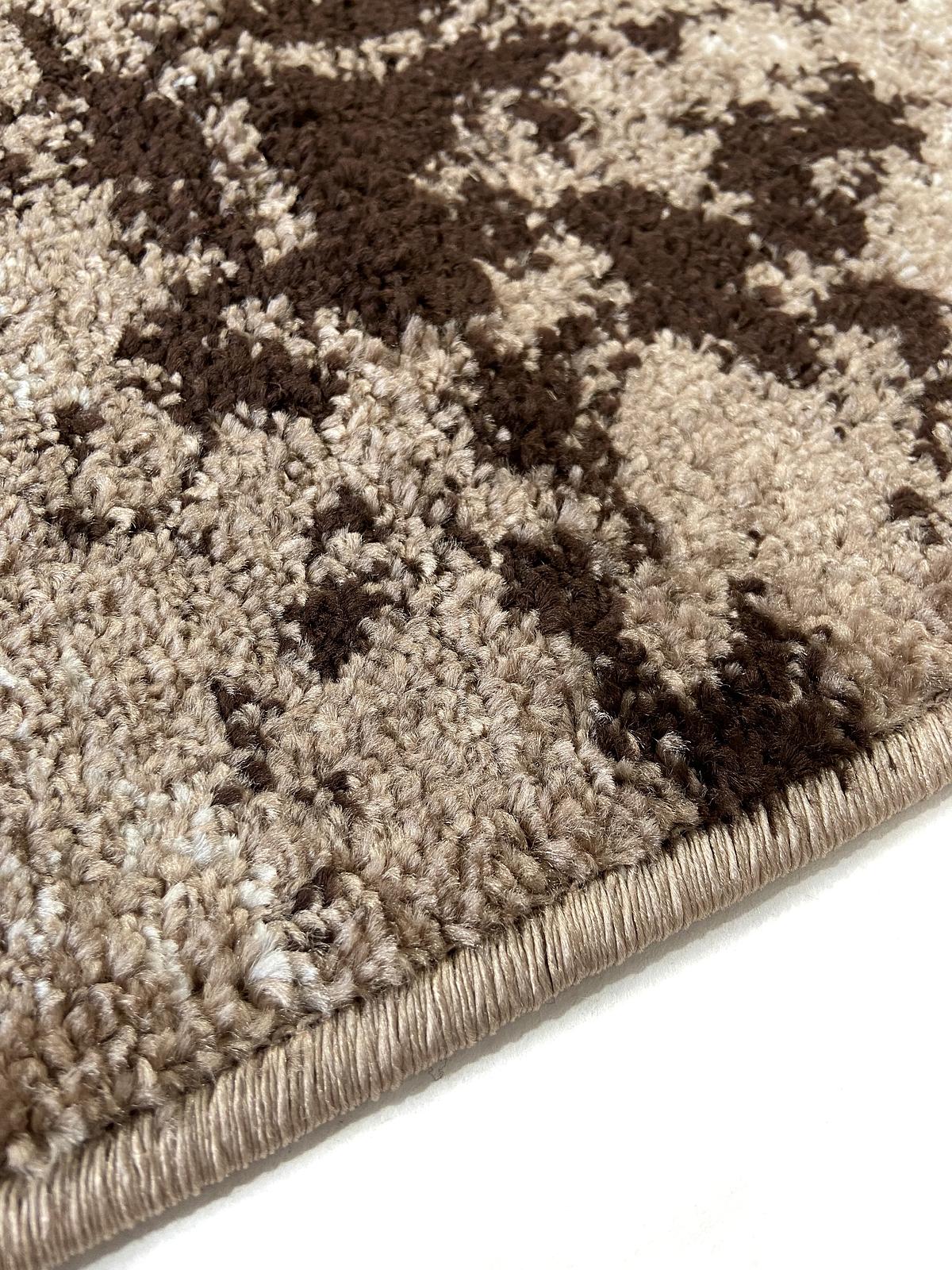 Килим фризе з невисоким ворсом Macio Beige 02618A