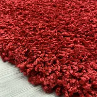 Пухнастий килим Plumis Lux RED 6365A