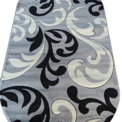 Килим з художньою стрижкою Curlex Gray 4397A