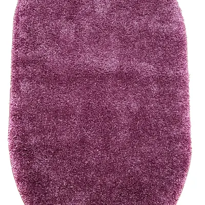 Пухнастий килим Plumis овалрожевий pink 000011