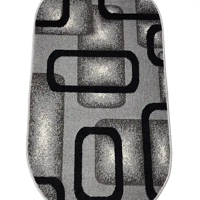 Килим фризе з невисоким ворсом Macio Gray 02574A