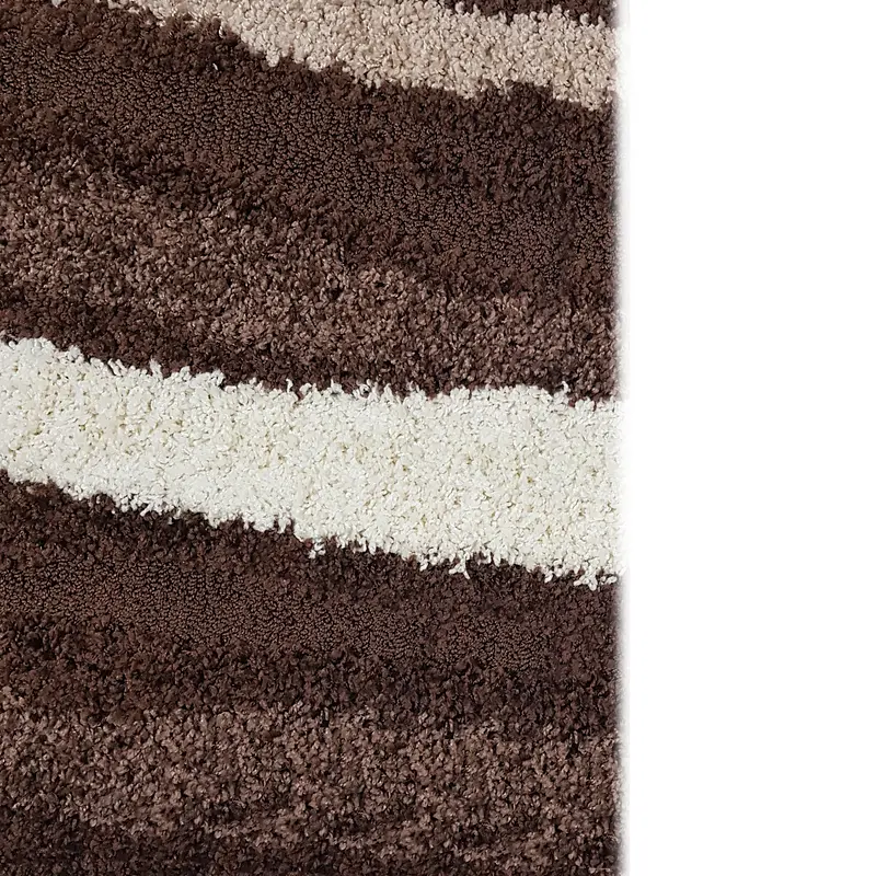 Ворсистий килимок Plush Loop DARK BROWN 8014A